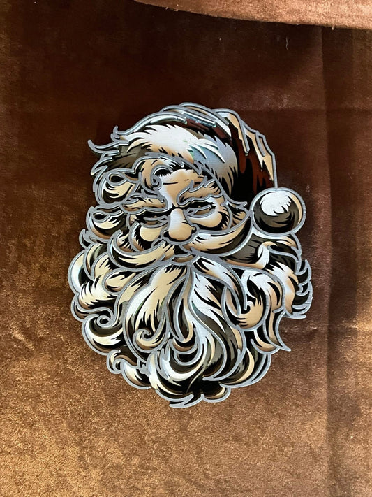 Layered Santa Face