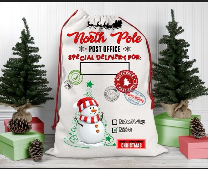 Santa Bags (Custom Name)